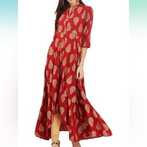 Gorgeous high low kurti top. size large. Wore once